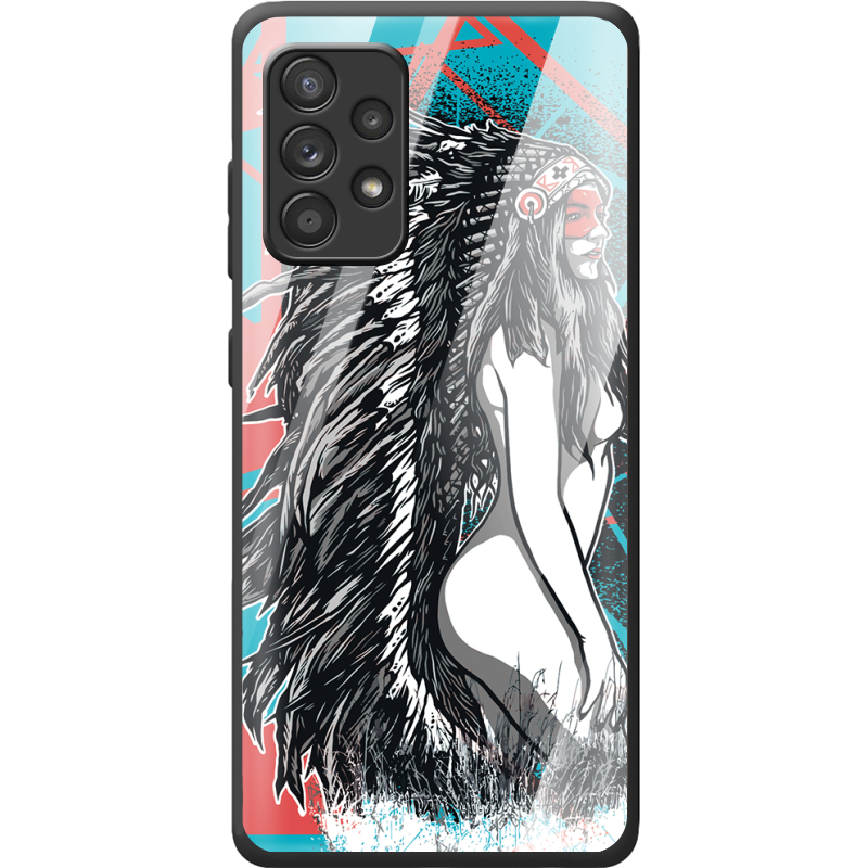 Защитный чехол BoxFace Glossy Panel Samsung A725 Galaxy A72 Indian Girl