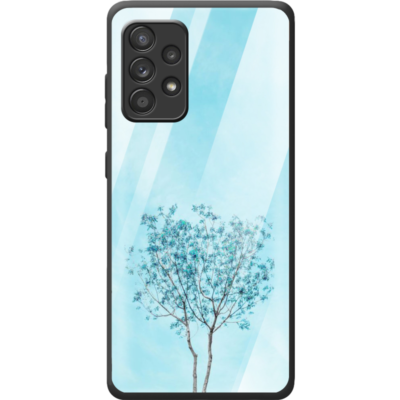 Защитный чехол BoxFace Glossy Panel Samsung A725 Galaxy A72 Blue Tree