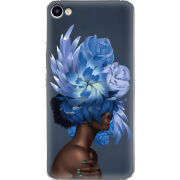 Чехол Uprint Meizu U10 Exquisite Blue Flowers