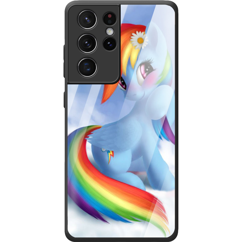 Защитный чехол BoxFace Glossy Panel Samsung G998 Galaxy S21 Ultra My Little Pony Rainbow Dash