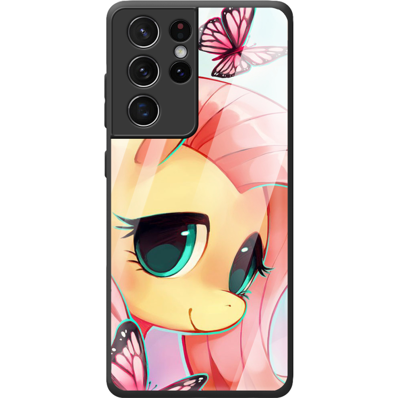 Защитный чехол BoxFace Glossy Panel Samsung G998 Galaxy S21 Ultra My Little Pony Fluttershy