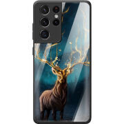 Защитный чехол BoxFace Glossy Panel Samsung G998 Galaxy S21 Ultra Fairy Deer