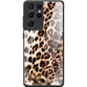 Защитный чехол BoxFace Glossy Panel Samsung G998 Galaxy S21 Ultra Leopard Fur