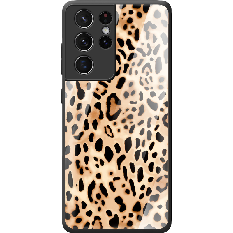 Защитный чехол BoxFace Glossy Panel Samsung G998 Galaxy S21 Ultra Leopard Print