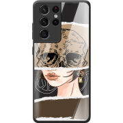 Защитный чехол BoxFace Glossy Panel Samsung G998 Galaxy S21 Ultra Skull-Girl