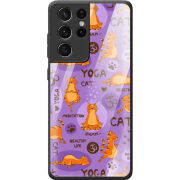 Защитный чехол BoxFace Glossy Panel Samsung G998 Galaxy S21 Ultra Yoga Cat