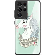 Защитный чехол BoxFace Glossy Panel Samsung G998 Galaxy S21 Ultra My Unicorn