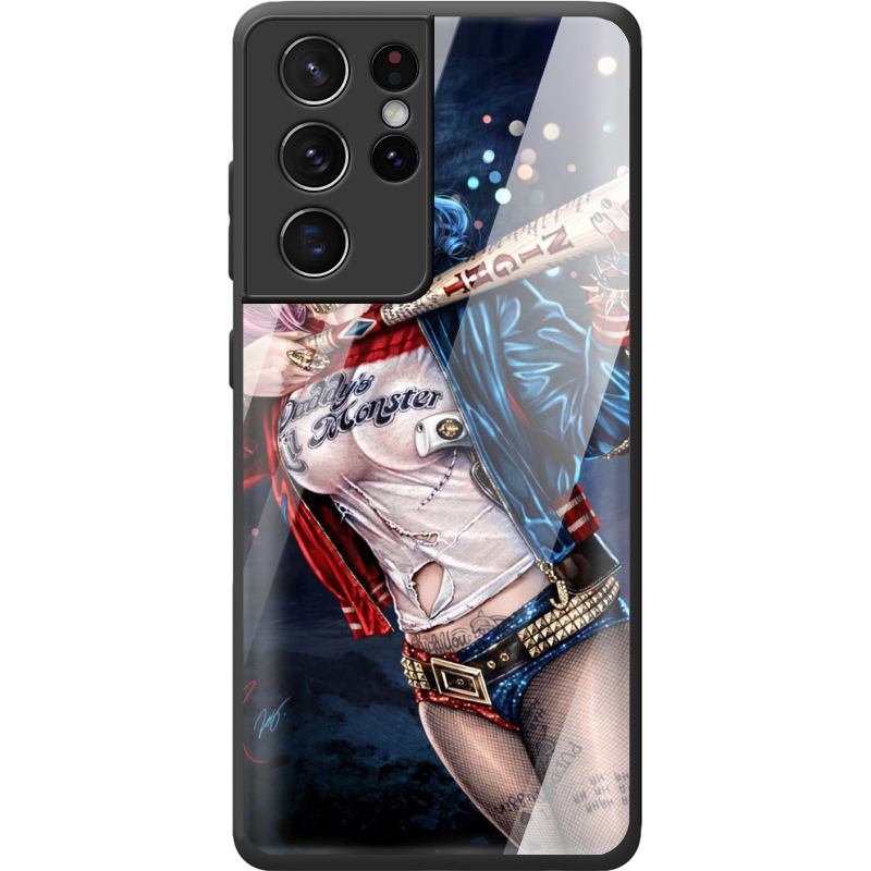 Защитный чехол BoxFace Glossy Panel Samsung G998 Galaxy S21 Ultra Harley Quinn