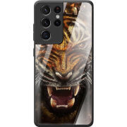 Защитный чехол BoxFace Glossy Panel Samsung G998 Galaxy S21 Ultra Tiger