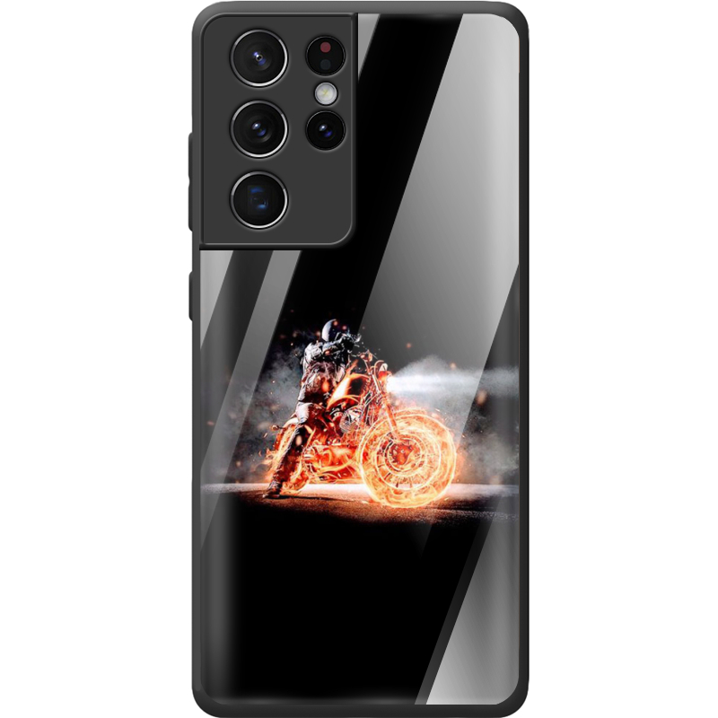 Защитный чехол BoxFace Glossy Panel Samsung G998 Galaxy S21 Ultra Biker