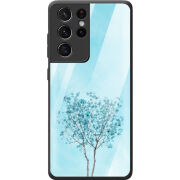 Защитный чехол BoxFace Glossy Panel Samsung G998 Galaxy S21 Ultra Blue Tree