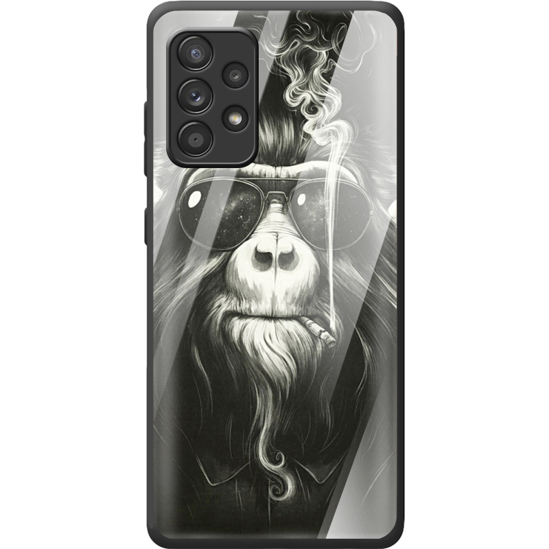 Защитный чехол BoxFace Glossy Panel Samsung A325 Galaxy A32 Smokey Monkey