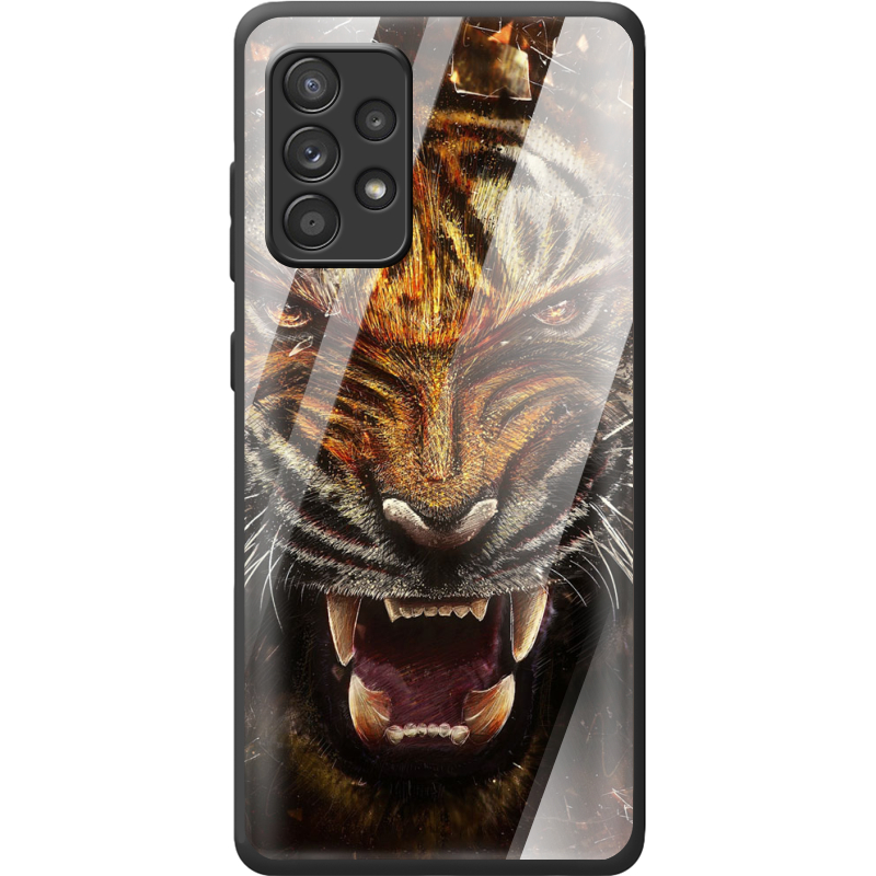 Защитный чехол BoxFace Glossy Panel Samsung A325 Galaxy A32 Tiger