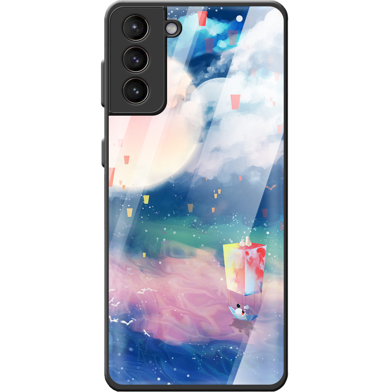 Защитный чехол BoxFace Glossy Panel Samsung G991 Galaxy S21 Dreamy Clouds