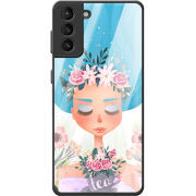 Защитный чехол BoxFace Glossy Panel Samsung G991 Galaxy S21 Tea Girl