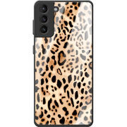 Защитный чехол BoxFace Glossy Panel Samsung G991 Galaxy S21 Leopard Print