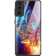 Защитный чехол BoxFace Glossy Panel Samsung G991 Galaxy S21 Astronaut in Space