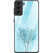 Защитный чехол BoxFace Glossy Panel Samsung G991 Galaxy S21 Blue Tree