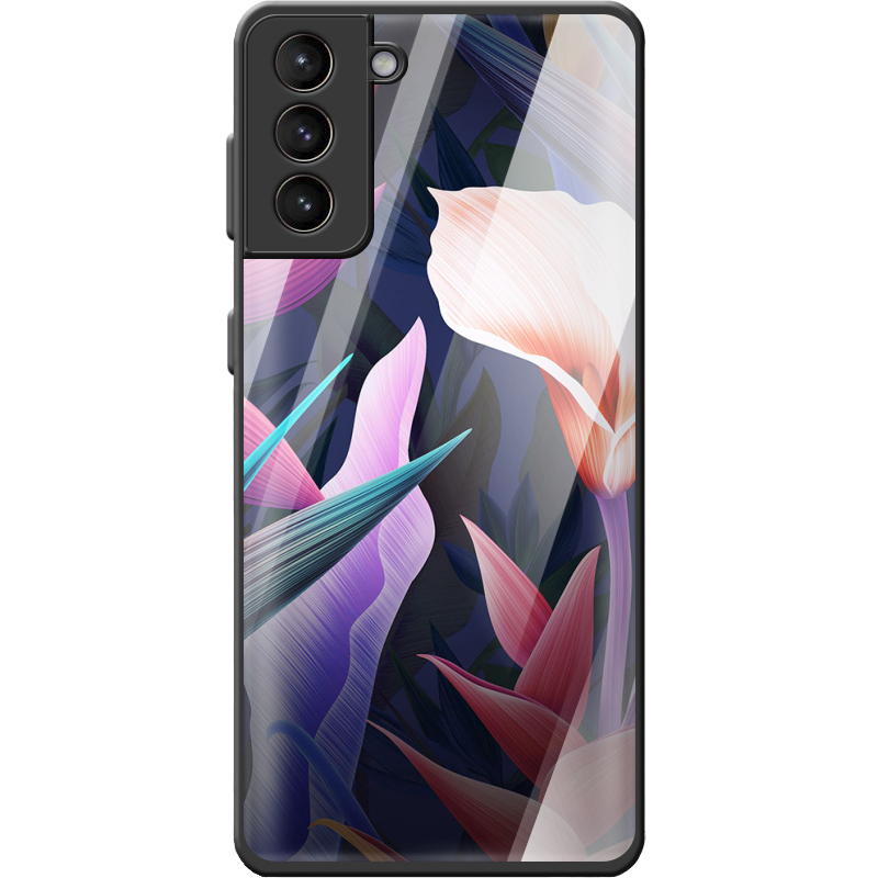 Защитный чехол BoxFace Glossy Panel Samsung G996 Galaxy S21 Plus Calla Flower