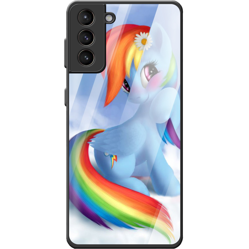 Защитный чехол BoxFace Glossy Panel Samsung G996 Galaxy S21 Plus My Little Pony Rainbow Dash
