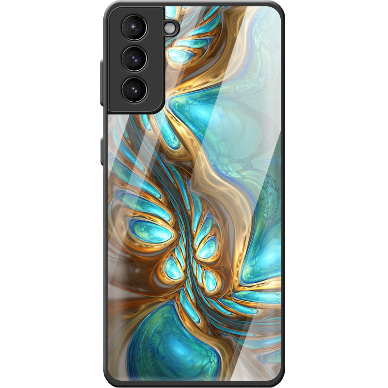 Защитный чехол BoxFace Glossy Panel Samsung G996 Galaxy S21 Plus Blue Abstraction