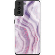 Защитный чехол BoxFace Glossy Panel Samsung G996 Galaxy S21 Plus Purple Marble