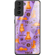 Защитный чехол BoxFace Glossy Panel Samsung G996 Galaxy S21 Plus Yoga Cat