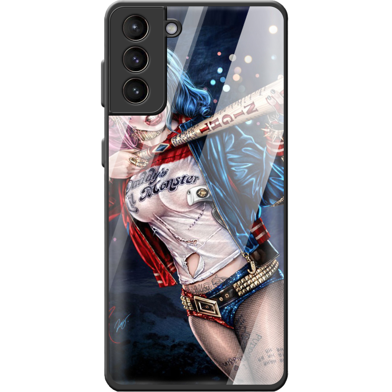 Защитный чехол BoxFace Glossy Panel Samsung G996 Galaxy S21 Plus Harley Quinn