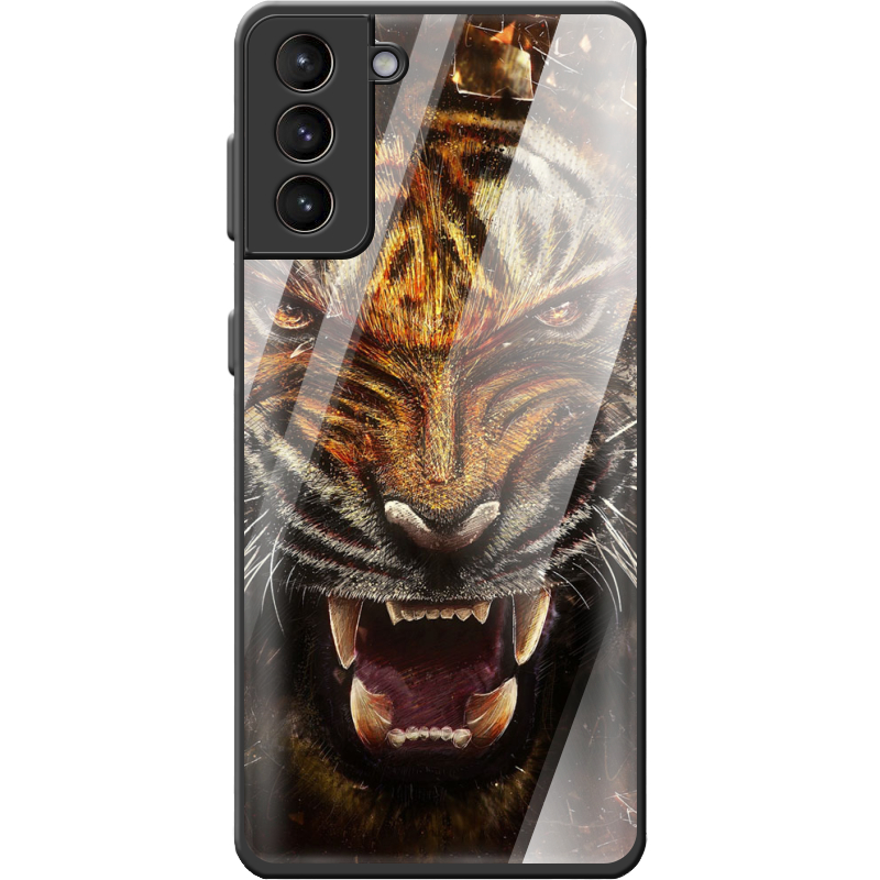 Защитный чехол BoxFace Glossy Panel Samsung G996 Galaxy S21 Plus Tiger
