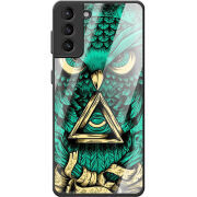 Защитный чехол BoxFace Glossy Panel Samsung G996 Galaxy S21 Plus Masonic Owl