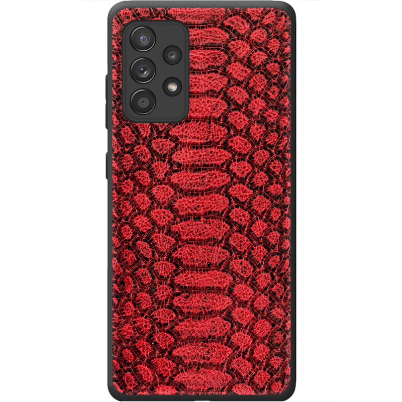 Кожаный чехол Boxface Samsung A725 Galaxy A72 Reptile Red