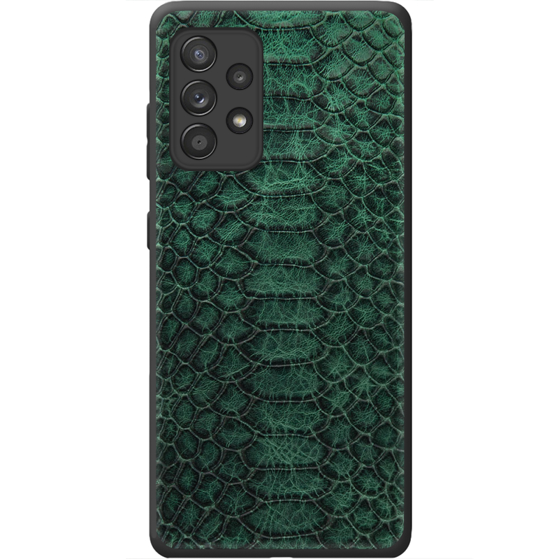 Кожаный чехол Boxface Samsung A325 Galaxy A32 Reptile Emerald