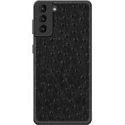 Кожаный чехол Boxface Samsung G991 Galaxy S21 Strauss Black