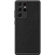 Кожаный чехол Boxface Samsung G998 Galaxy S21 Ultra Flotar Black