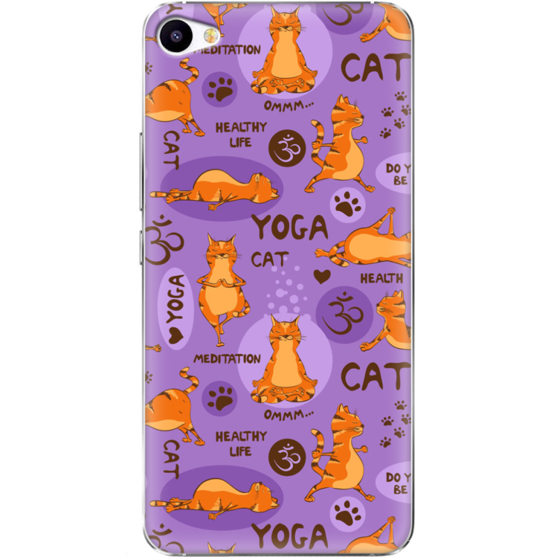 Чехол Uprint Meizu U20 Yoga Cat