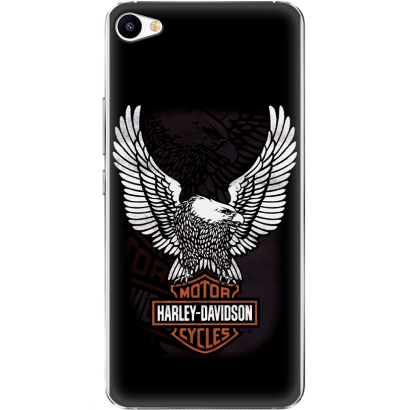 Чехол Uprint Meizu U20 Harley Davidson and eagle