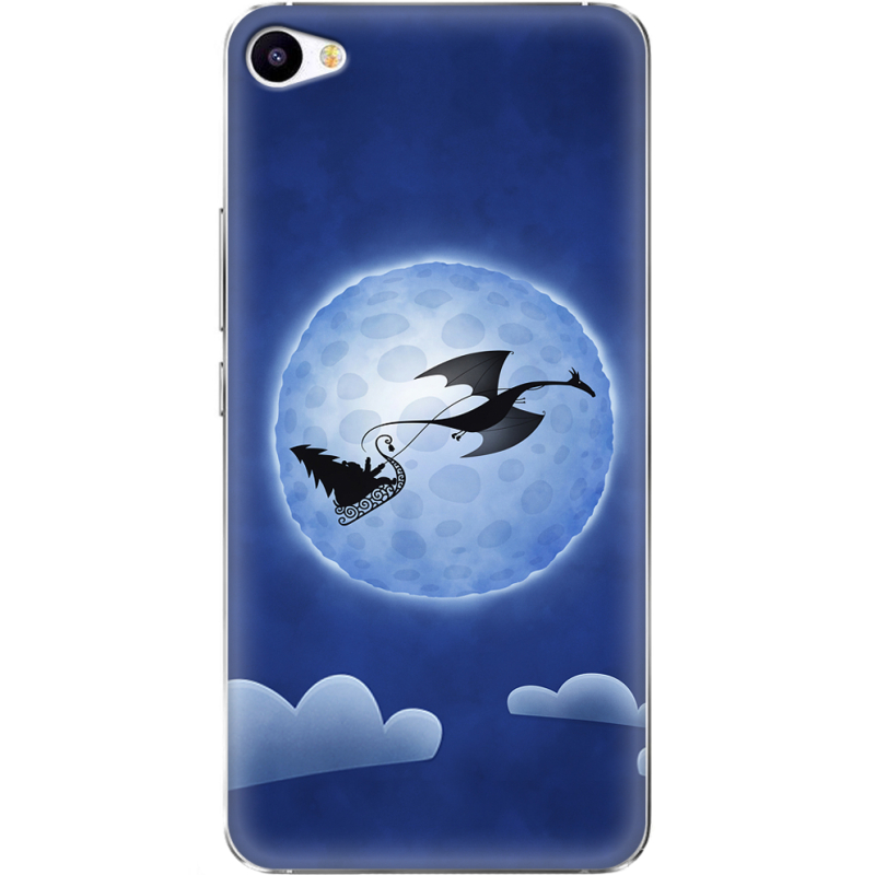 Чехол Uprint Meizu U20 Christmas Dragon