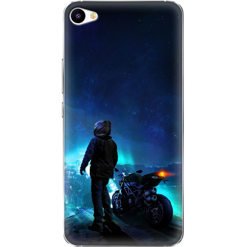 Чехол Uprint Meizu U20 Motorcyclist