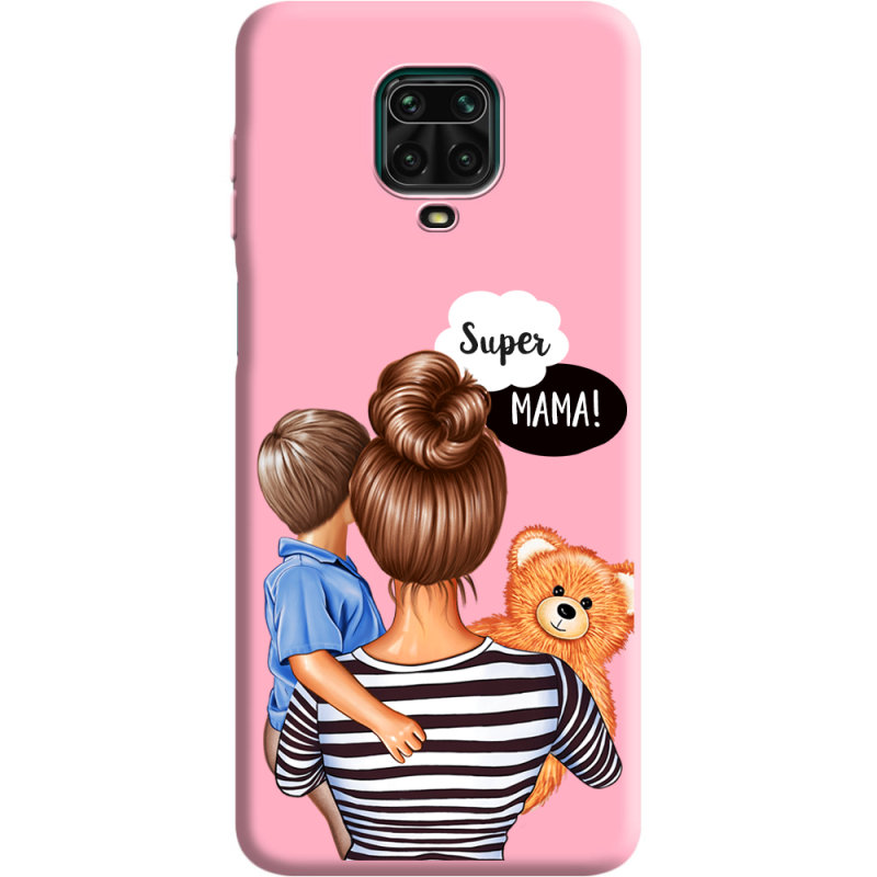 Розовый чехол BoxFace Xiaomi Redmi Note 9 Pro / 9 Pro Max Super Mama and Son