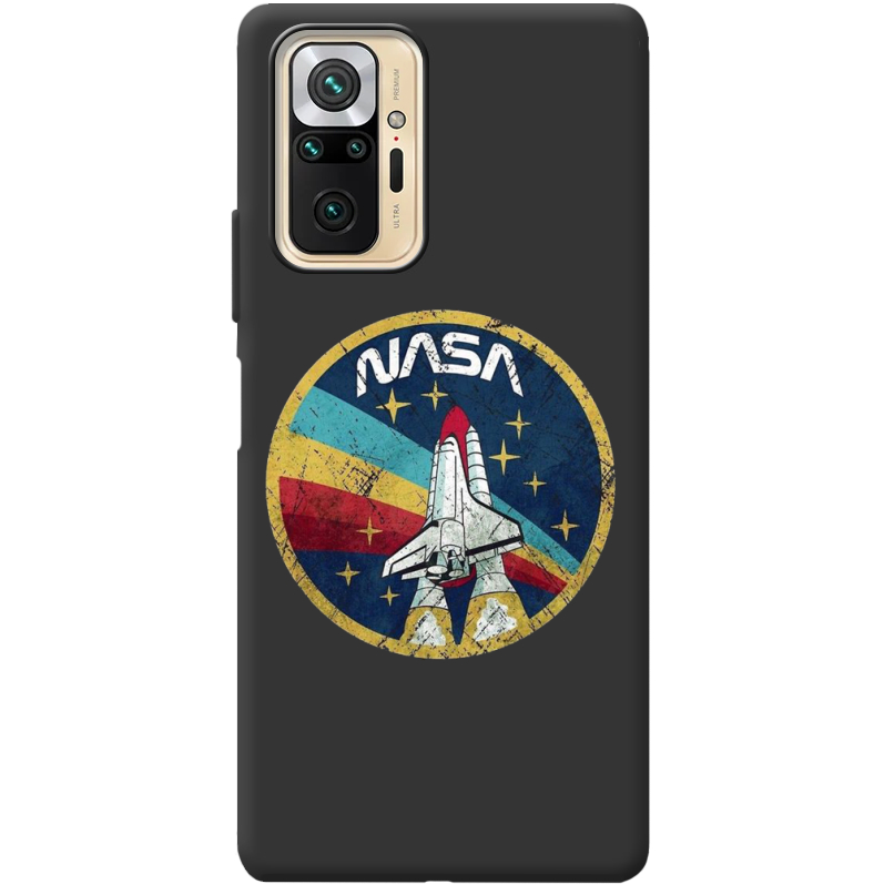 Черный чехол BoxFace Xiaomi Redmi Note 10 Pro NASA