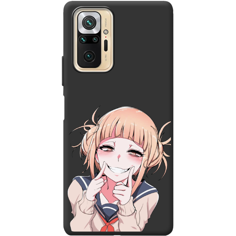 Черный чехол BoxFace Xiaomi Redmi Note 10 Pro Himiko Toga Smile
