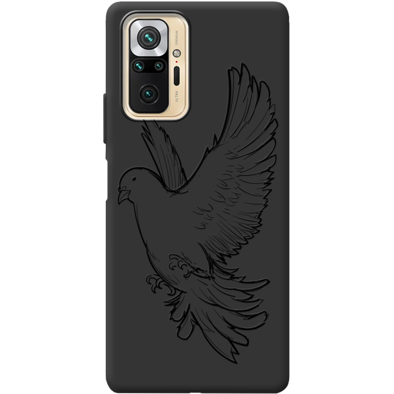 Черный чехол BoxFace Xiaomi Redmi Note 10 Pro Dove