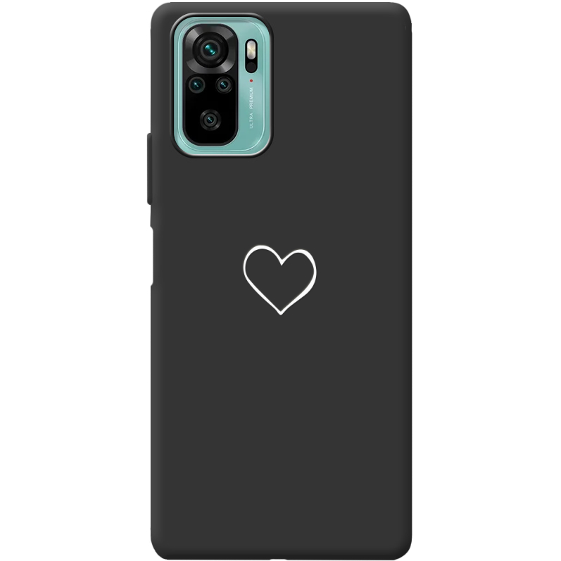 Черный чехол BoxFace Xiaomi Redmi Note 10/ Note 10S My Heart