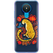 Чехол BoxFace Nokia 1.4 Petrykivka Leopard