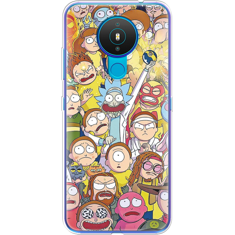 Чехол BoxFace Nokia 1.4 Rick and Morty