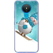 Чехол BoxFace Nokia 1.4 Skier Snowman