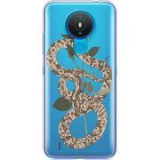 Прозрачный чехол BoxFace Nokia 1.4 Glamor Snake