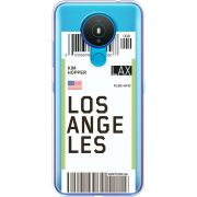 Прозрачный чехол BoxFace Nokia 1.4 Ticket Los Angeles