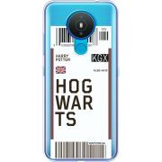 Прозрачный чехол BoxFace Nokia 1.4 Ticket Hogwarts
