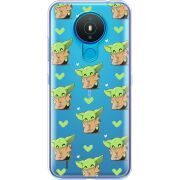 Прозрачный чехол BoxFace Nokia 1.4 Pattern Baby Yoda